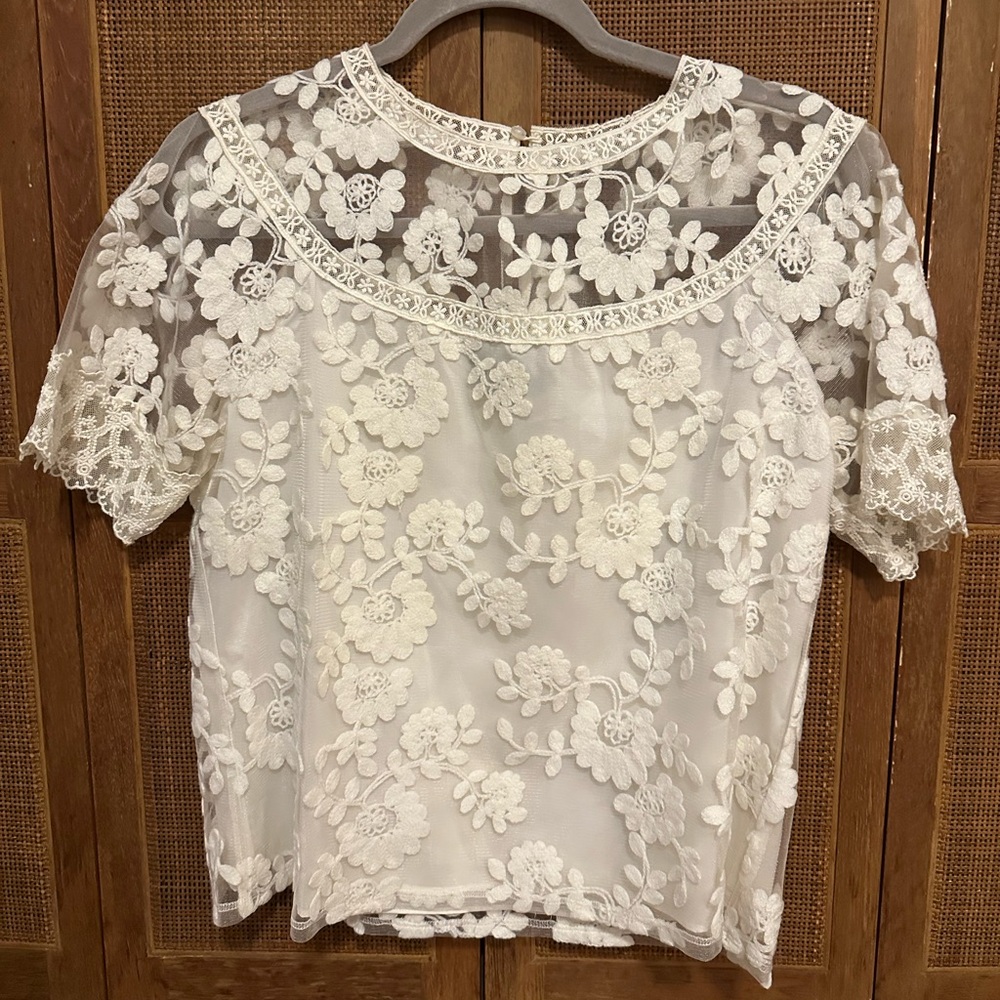 Laundry by Shelli Segal Lace Top